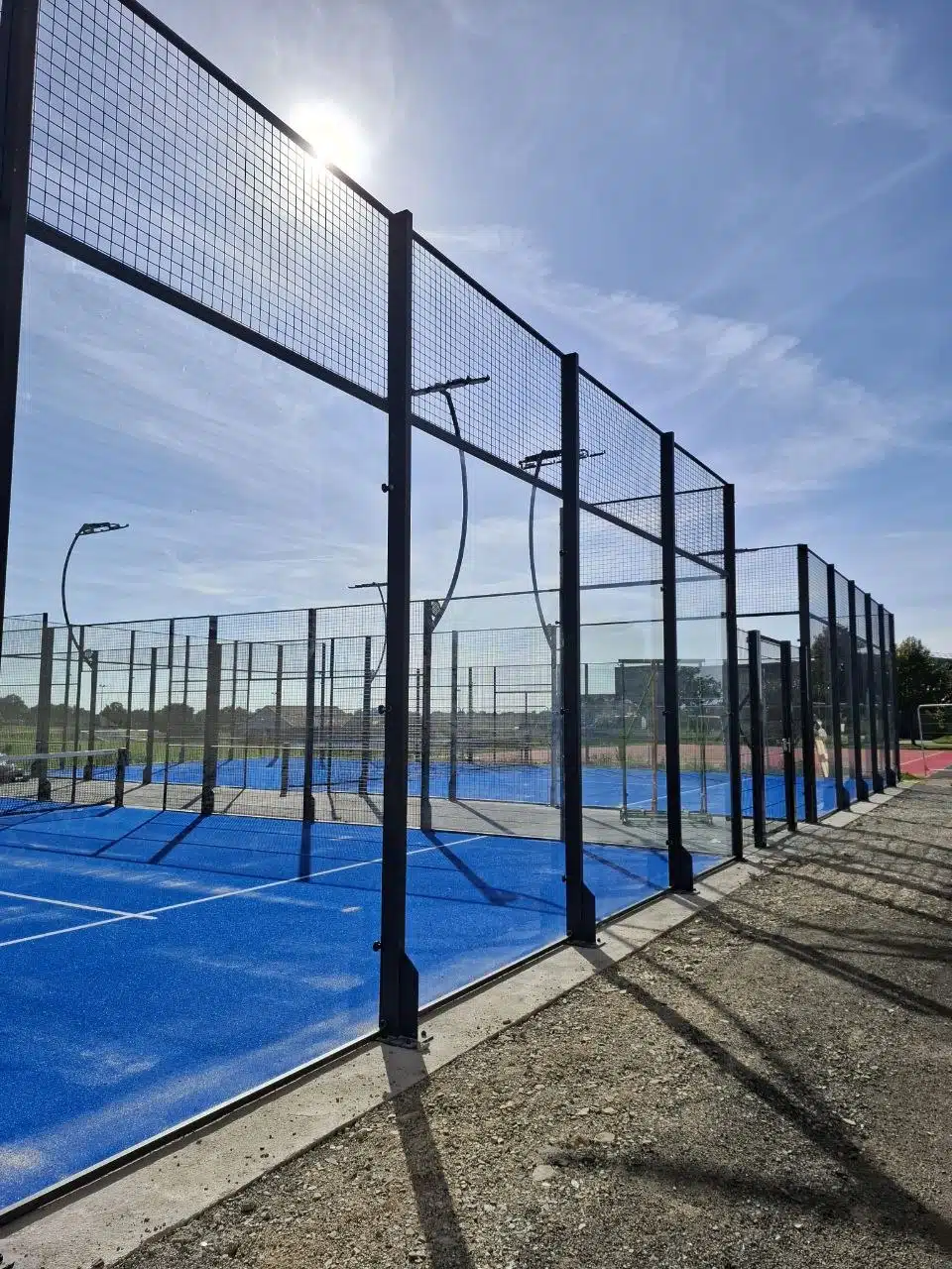 Padel World Company team working on construction 4