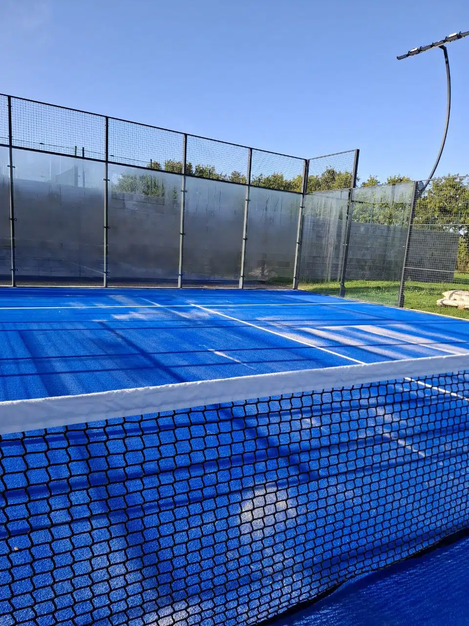 Padel World Company team working on construction 9