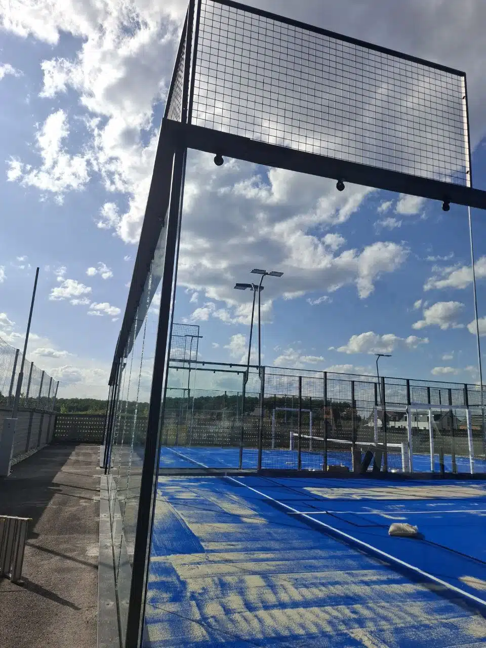 Padel World Company team working on construction 13